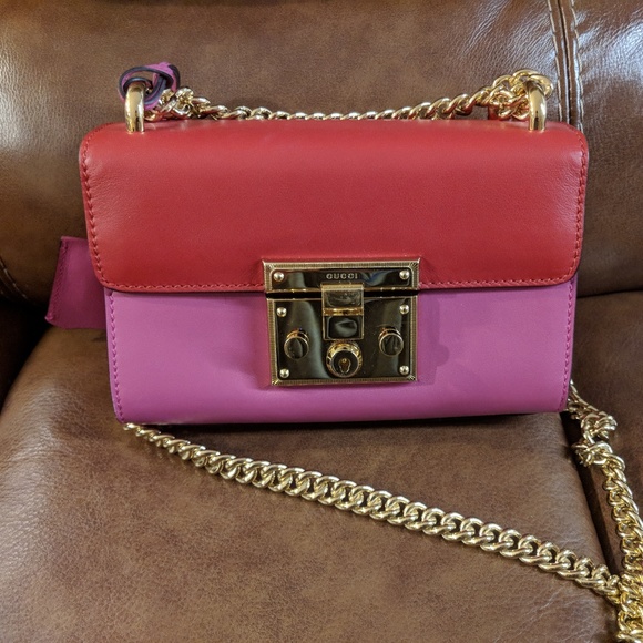 gucci padlock pink